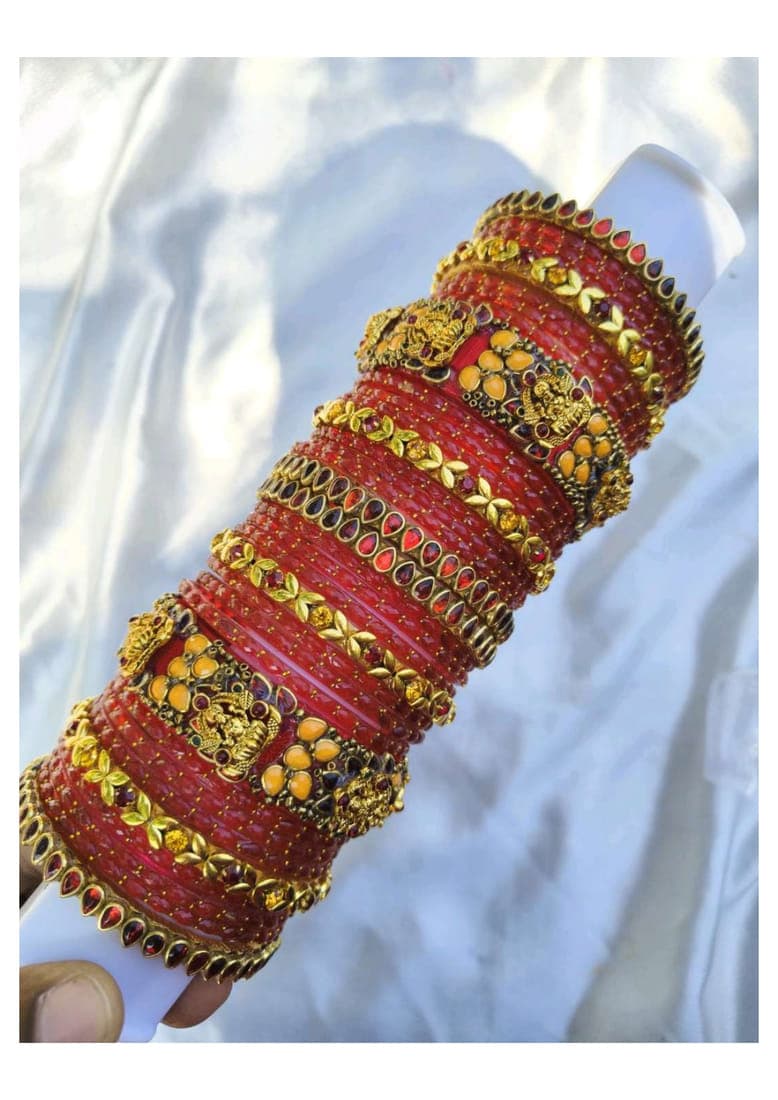PRABHA (Red with Golden yellow)
